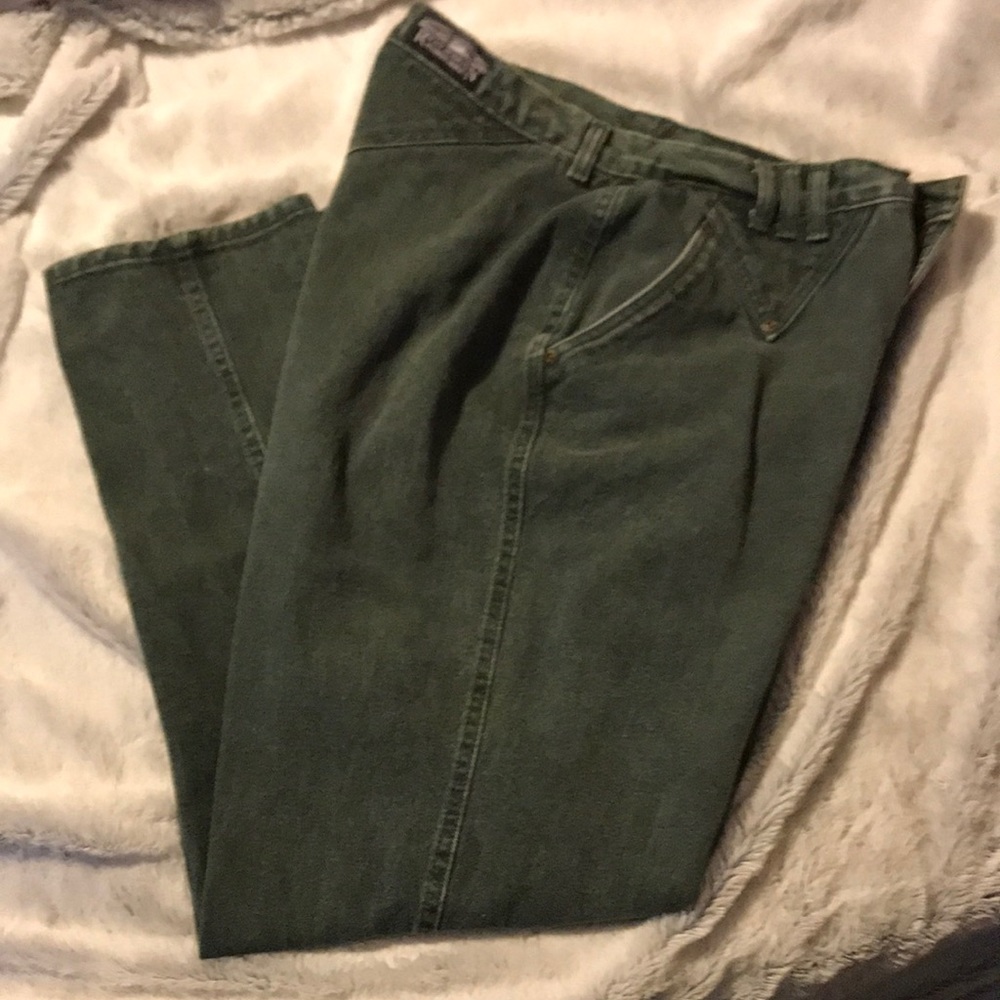 Rockies Women High Rise Jeans - Dark Green